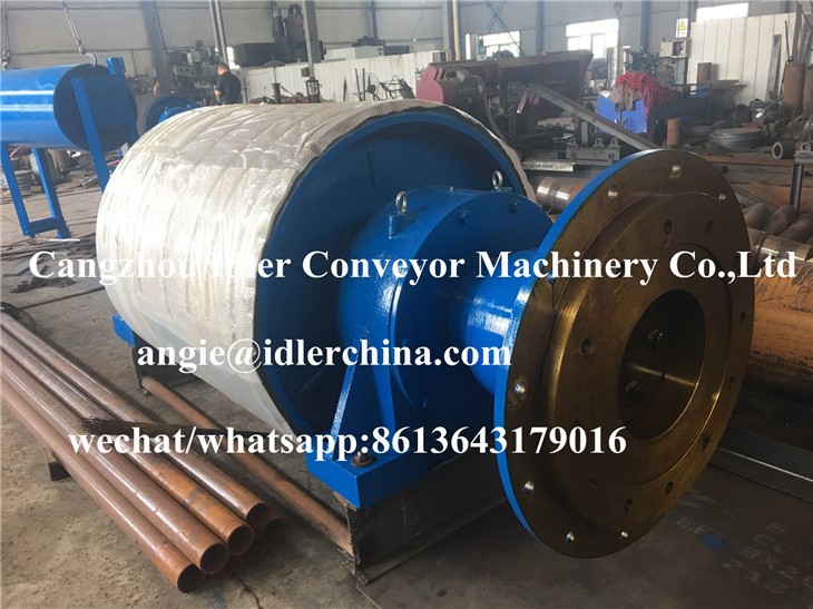 fire resistant rubber coating conveyor pulley 2