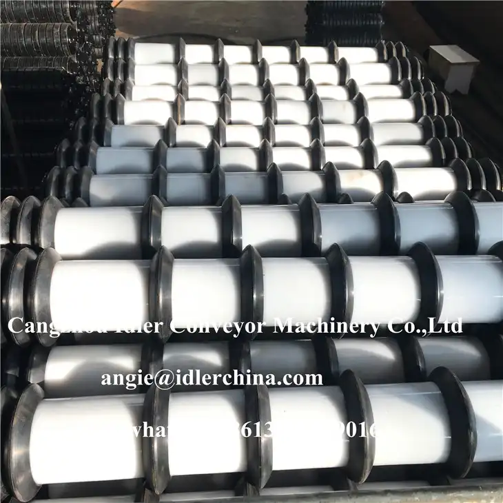 conveyor roller disc return idler