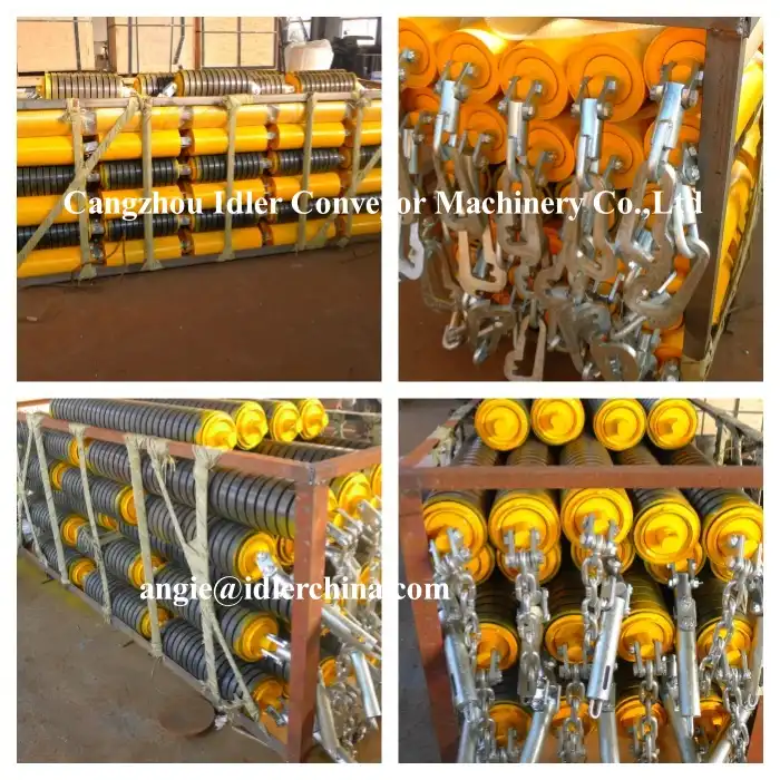 garland idler for belt conveyor